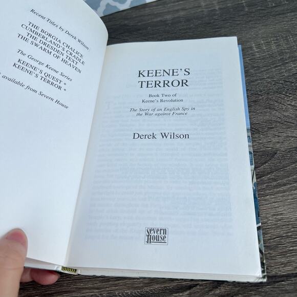 Keene's Terror by Derek Wilson Hardcover Book Pre-Loved - Picture 5 of 7